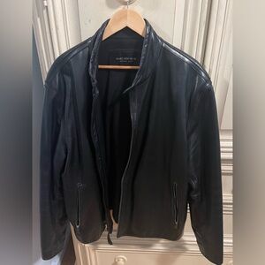 Men’s Marc Jacob’s Black Leather Jacket. Good Condition. Size XL